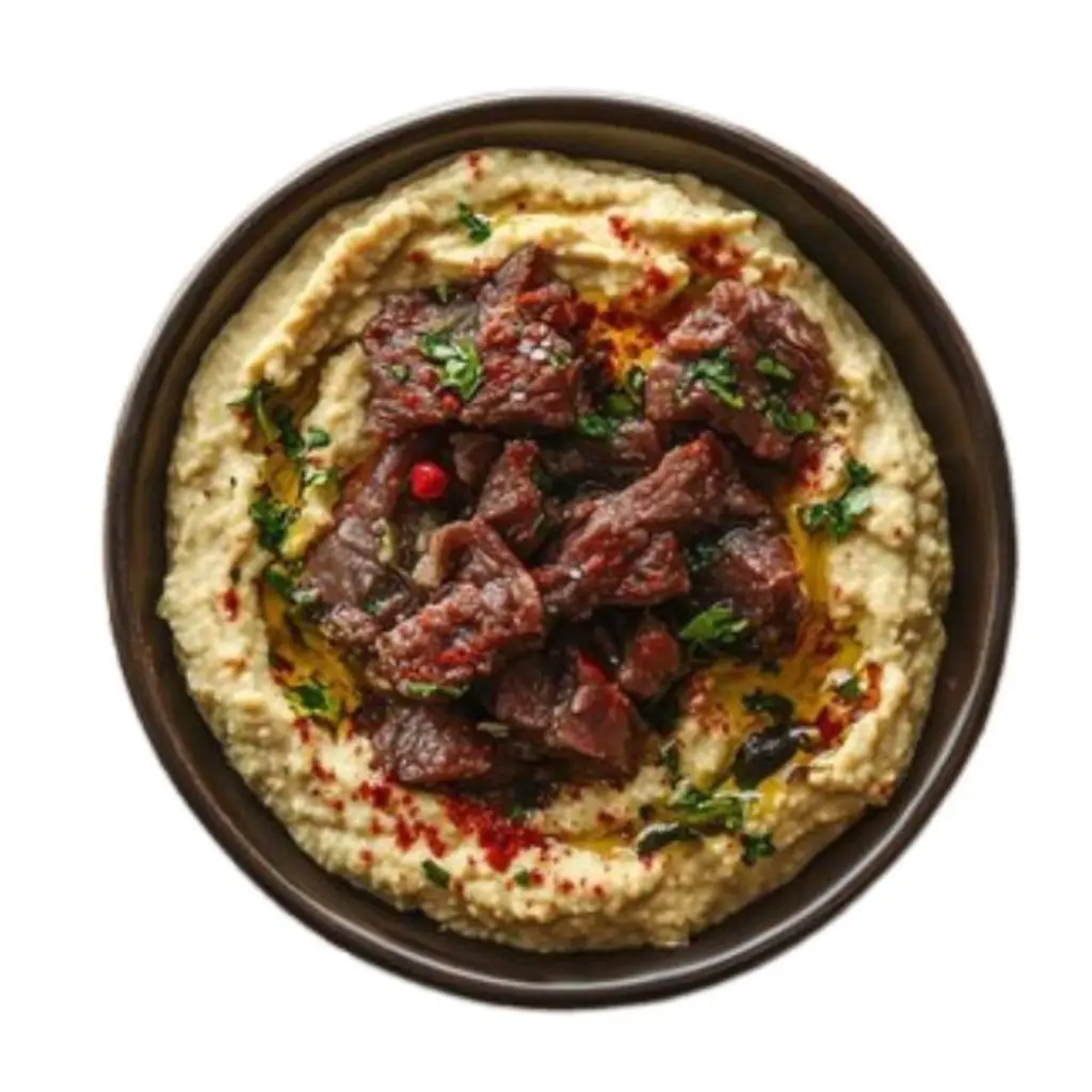 حمص باللحم